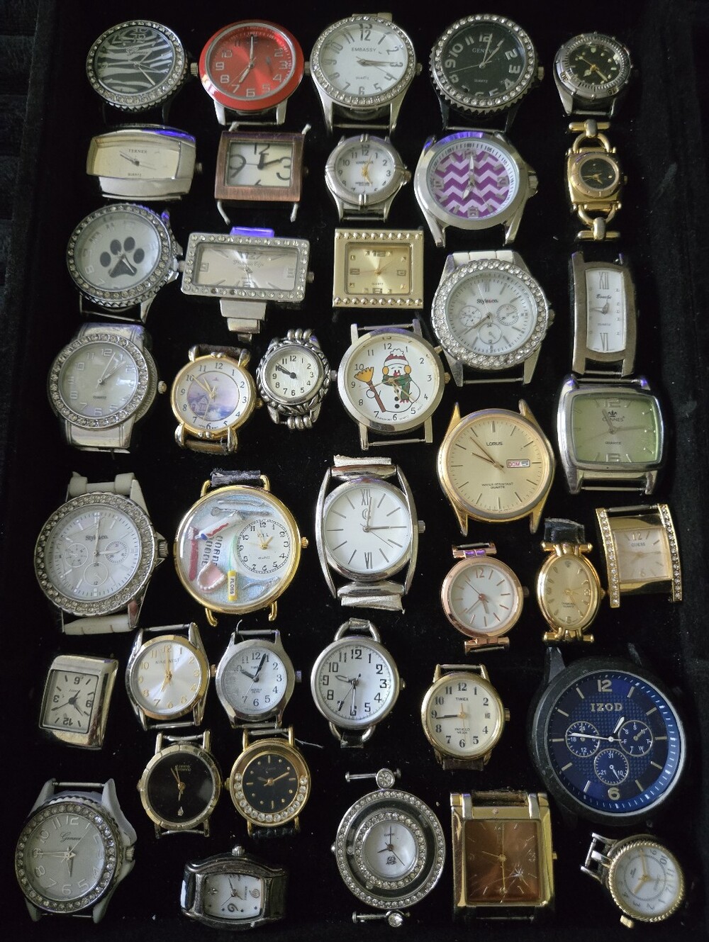 Watch Parts Craft Repair Broken Repurpose Vintage Fair Condition As Is Lot 1J